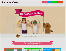 Tablet Screenshot of pottertheotter.com